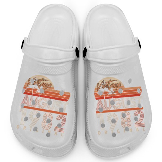 40th Birthday August 1982 Clogs