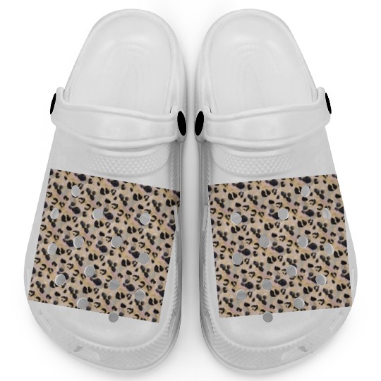 Pretty Leopard Animal Print Pattern Clogs