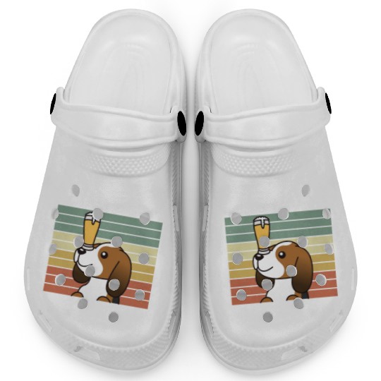 I Like Beer And My Basset Hound Clogs
