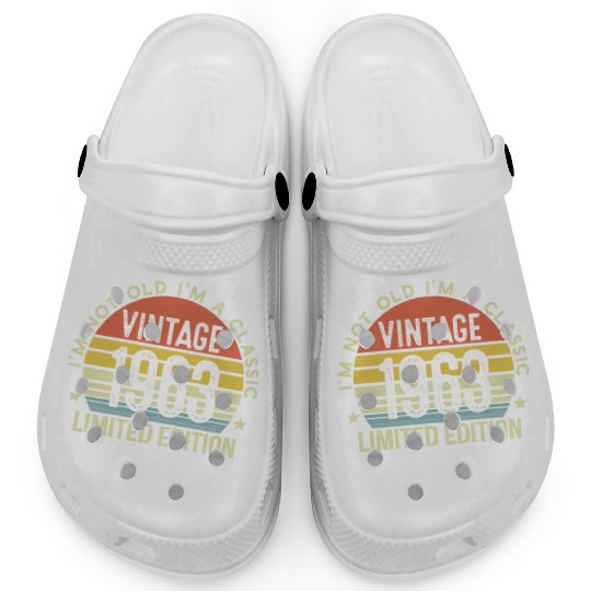 Vintage 1963 Limited Edition I Am A Classic Clogs
