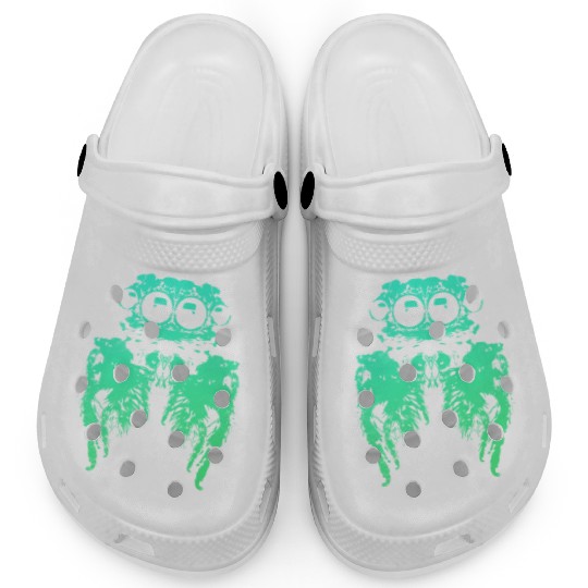 Spider Eyes - Green Clogs