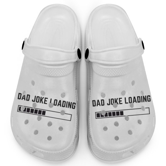 Dad Joke Loading Sticker Clogs