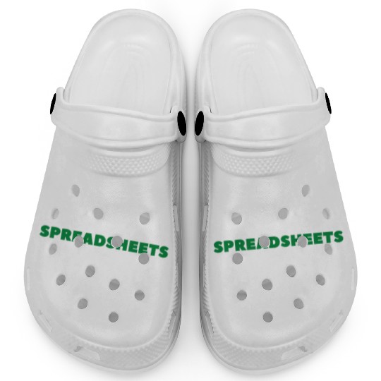 i like spreadsheets and people Excel Spreadsheet Clogs