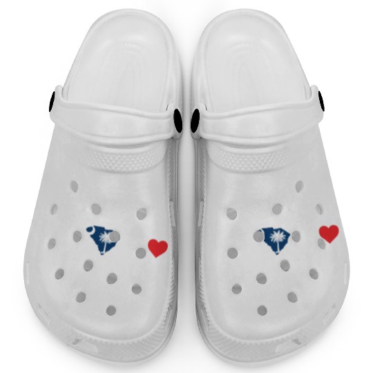 South Carolina Heartbeat Gift Clogs