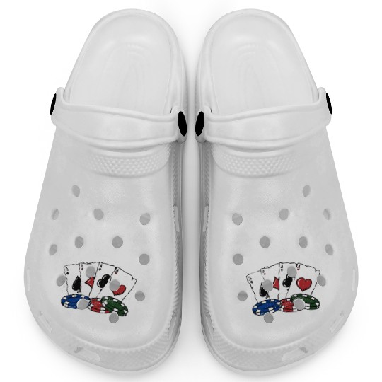 Lead the Donkey Down the Path Poker Funny Poker Clogs