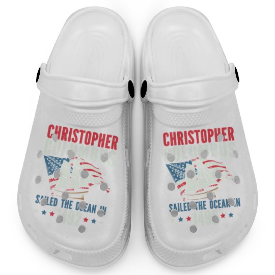 Christopher Columbus Sailed The Ocean In 1492 Clogs