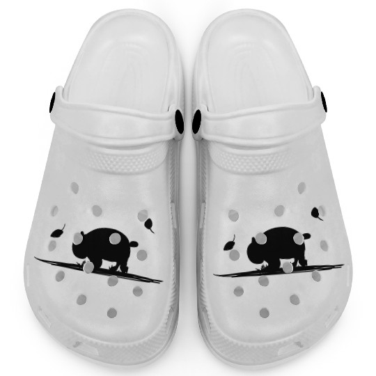 Animal Panda Ecosystem Nature Grass Clogs
