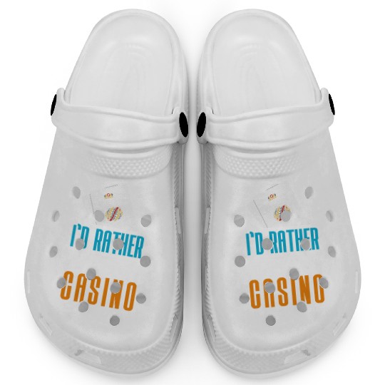 Gambling Winner Dice Blackjack Clogs