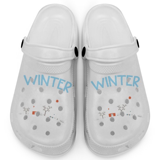 Winter Is The Time For Home Snow Winter Season Clogs