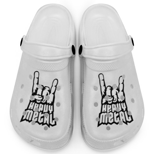 Hand sign heavy metal Clogs