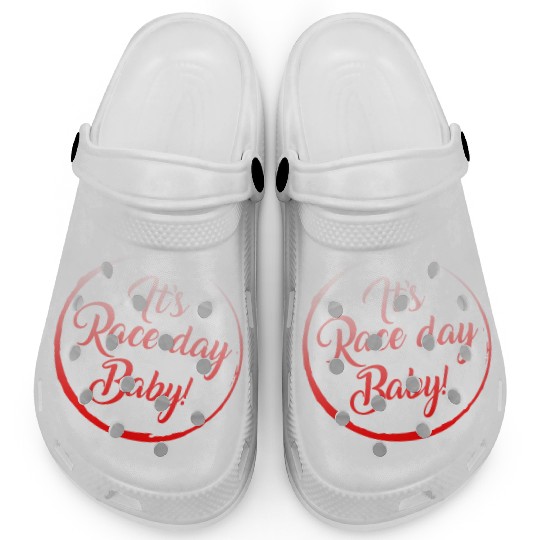Racing Clogs, It's Race Day Baby Clogs, Racing