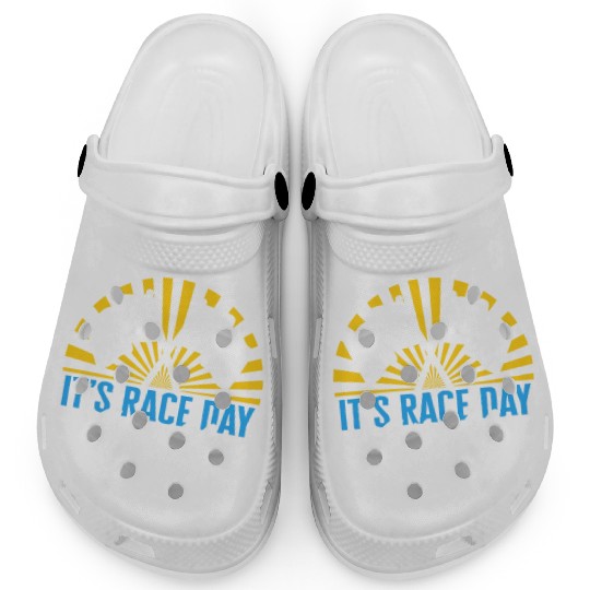 It's Race Day Y'all Clogs, Race Day Checkered