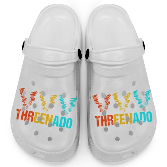 3rd Birthday Threenado Birthday Tornado Clogs