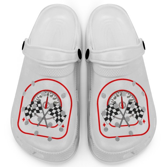 Daddy Pit Crew Clogs, Father's Day Gift Race Day