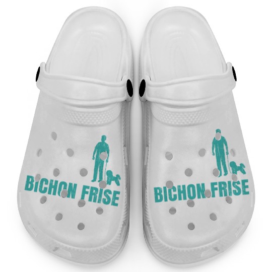Eat Sleep Walk Bichon Frise Repeat Dog Lover Clogs