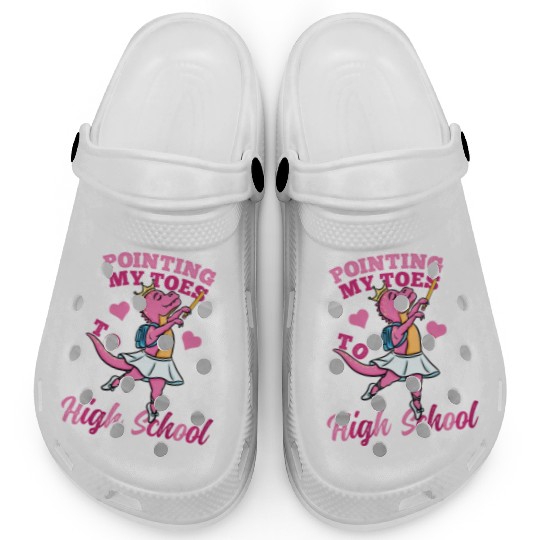 Pointing My Toes To High School Girls Clogs