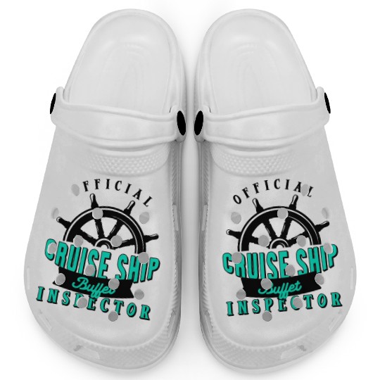 Funny Cruise Ship Buffet Inspector Partners Clogs
