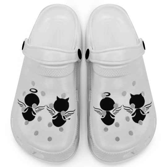 angel devil icon people Clogs