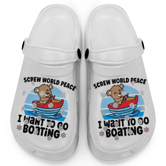 Sailing Sailboat Boating Kid Child Yacht Boat Clogs
