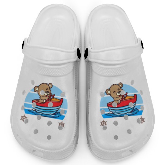 Sailing Sailboat Boating Kid Child Yacht Boat Clogs