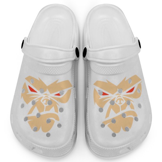 Bad monkey Angry Face - Gorilla Head Clogs