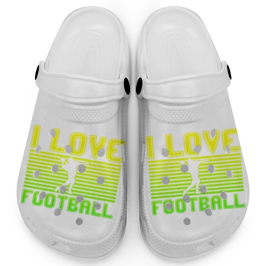I love football Clogs