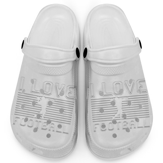 I love football Clogs
