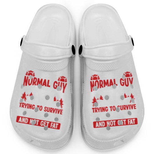 Night Shift Firefighter Normal Guy Volunteer Clogs
