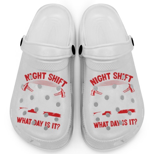 Night Shift Firefighter Volunteer Fire Hose Clogs
