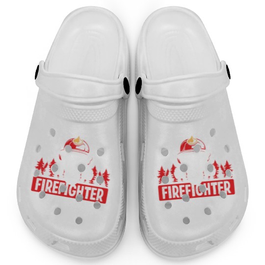 Night Shift Firefighter Dad Fathers Day Firemen Clogs