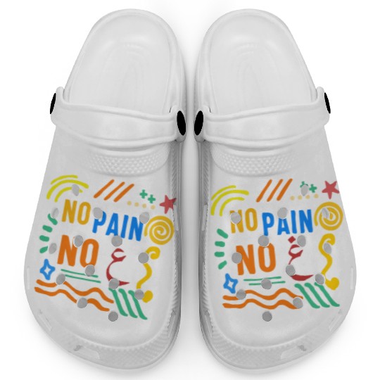 No Pain No Gain Clogs, Adult Muslim Arabic