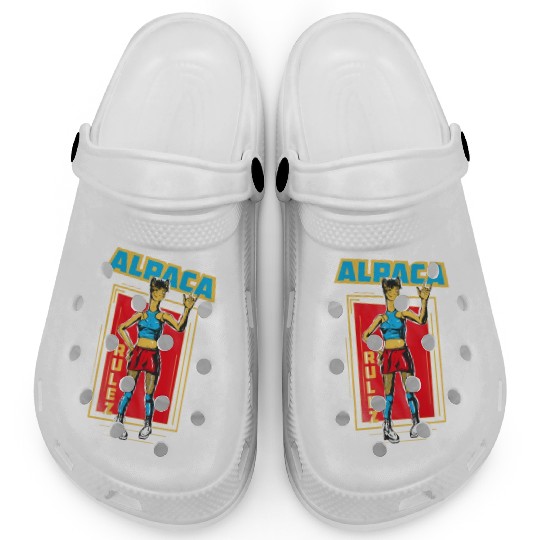 Alpaca rulez. Yes, it's true! Clogs