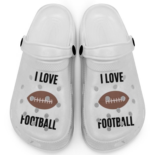 I love football Clogs