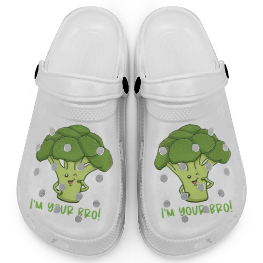 I m Your Bro for Broccoli Lover Clogs