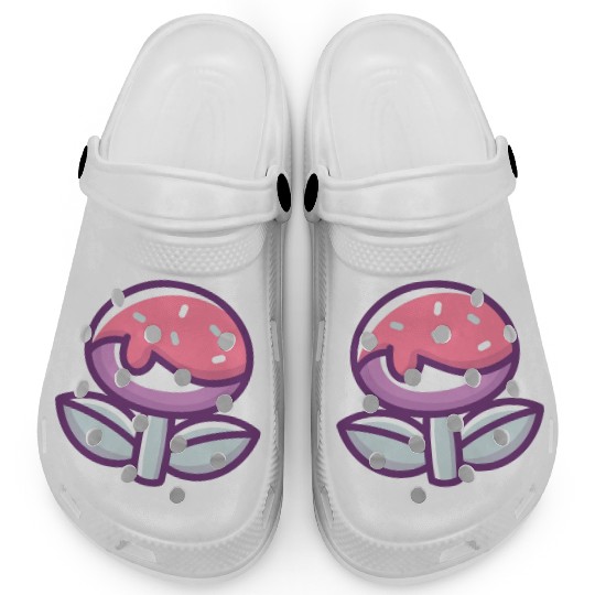 classic retro sweet flower power up Clogs
