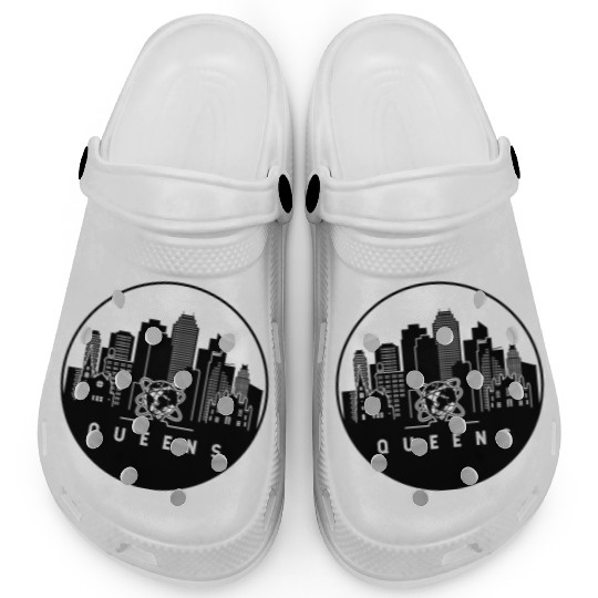 Queens New York Skyline Clogs