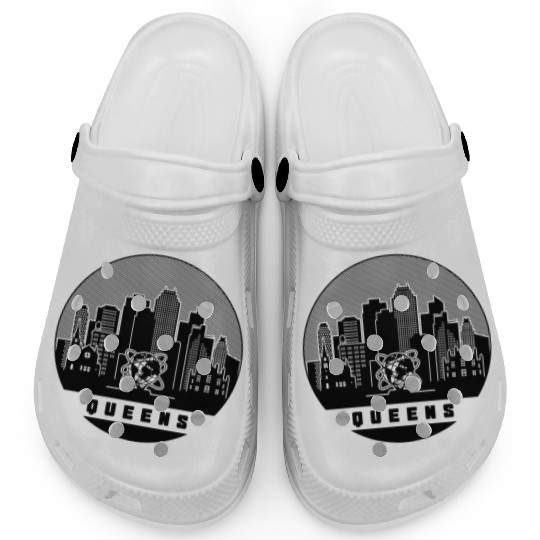 Queens New York Skyline Clogs