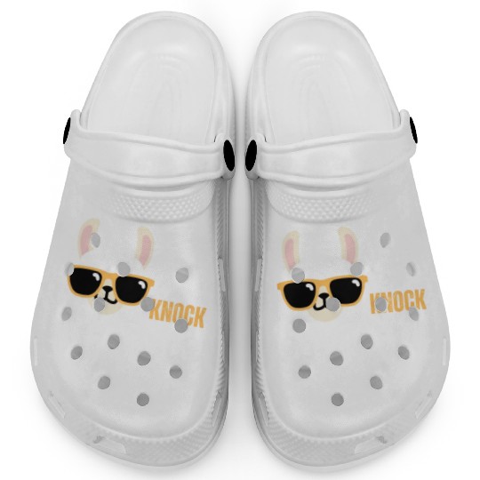 llama Said Knock You Out Clogs