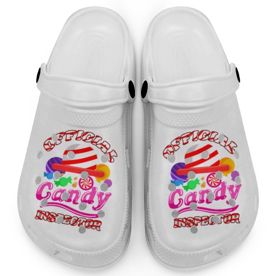 Official Candy Inspector For Halloween Clogs