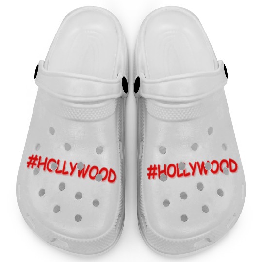 "#HOLLYWOOD" Cute Design. Buy Now Clogs