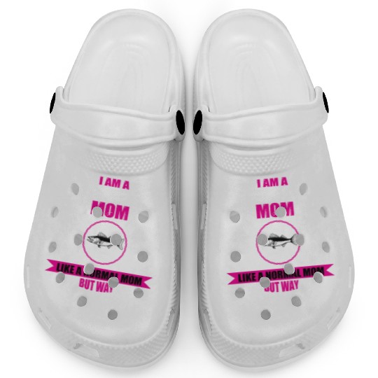 Walleye Fishing Mom For Women Clogs