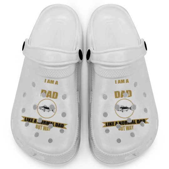 Walleye Fishing Dad For Men Clogs