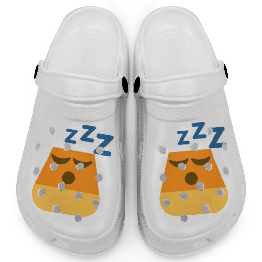Sleeping Candy Corn Halloween Costume Clogs