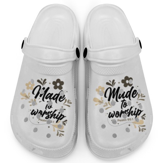 Christianity Made to Worship Christian Gift Ideas Clogs