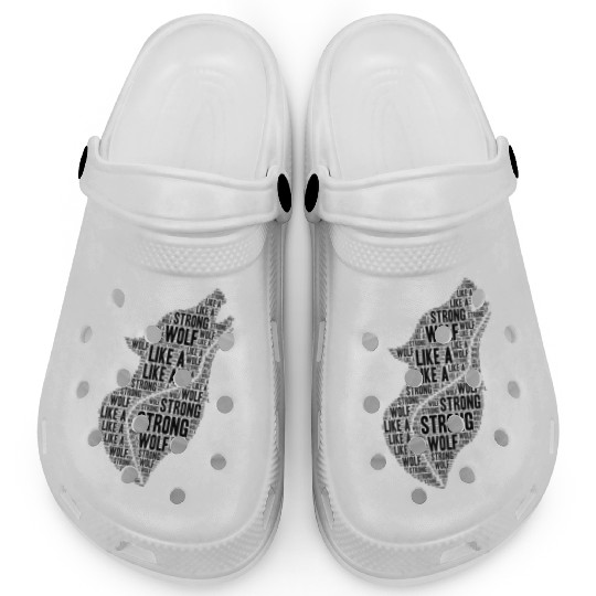 Strong Like A Wolf Clogs