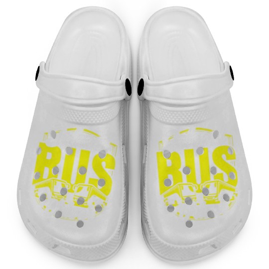 School Bus Driver Operator Busman Job Buses Clogs