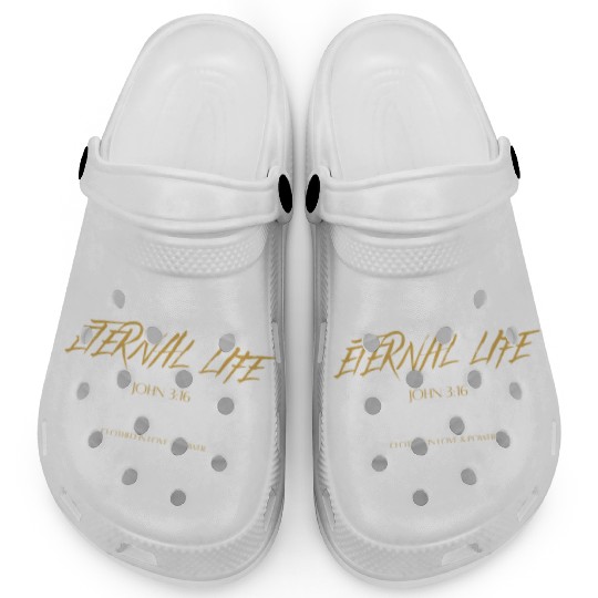 Eternal life John 3:16 Clogs