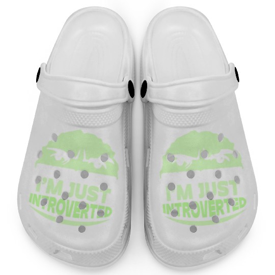 I'm Not Cranky - I'm Just Introverted Introvert Clogs