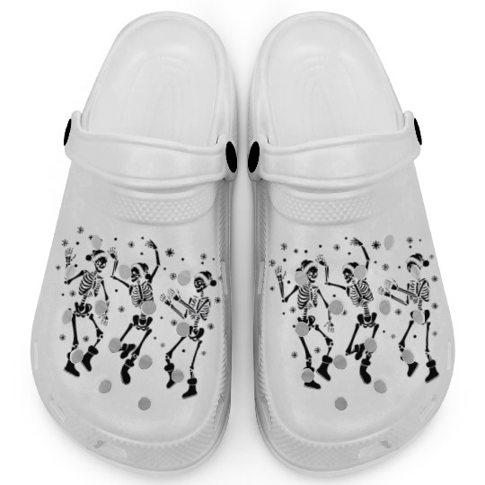 Halloween Party Dancing Skeleton Trick or treat Clogs