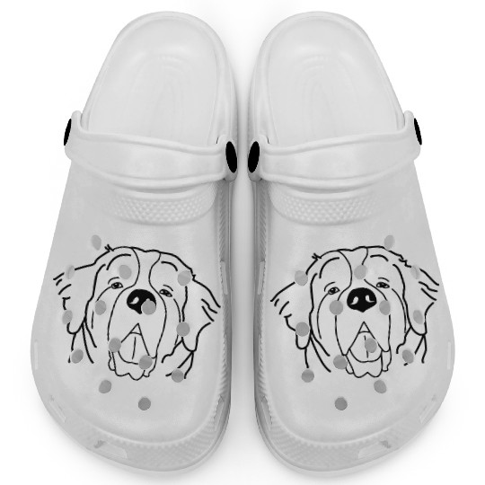 Saint Bernard Black Clogs